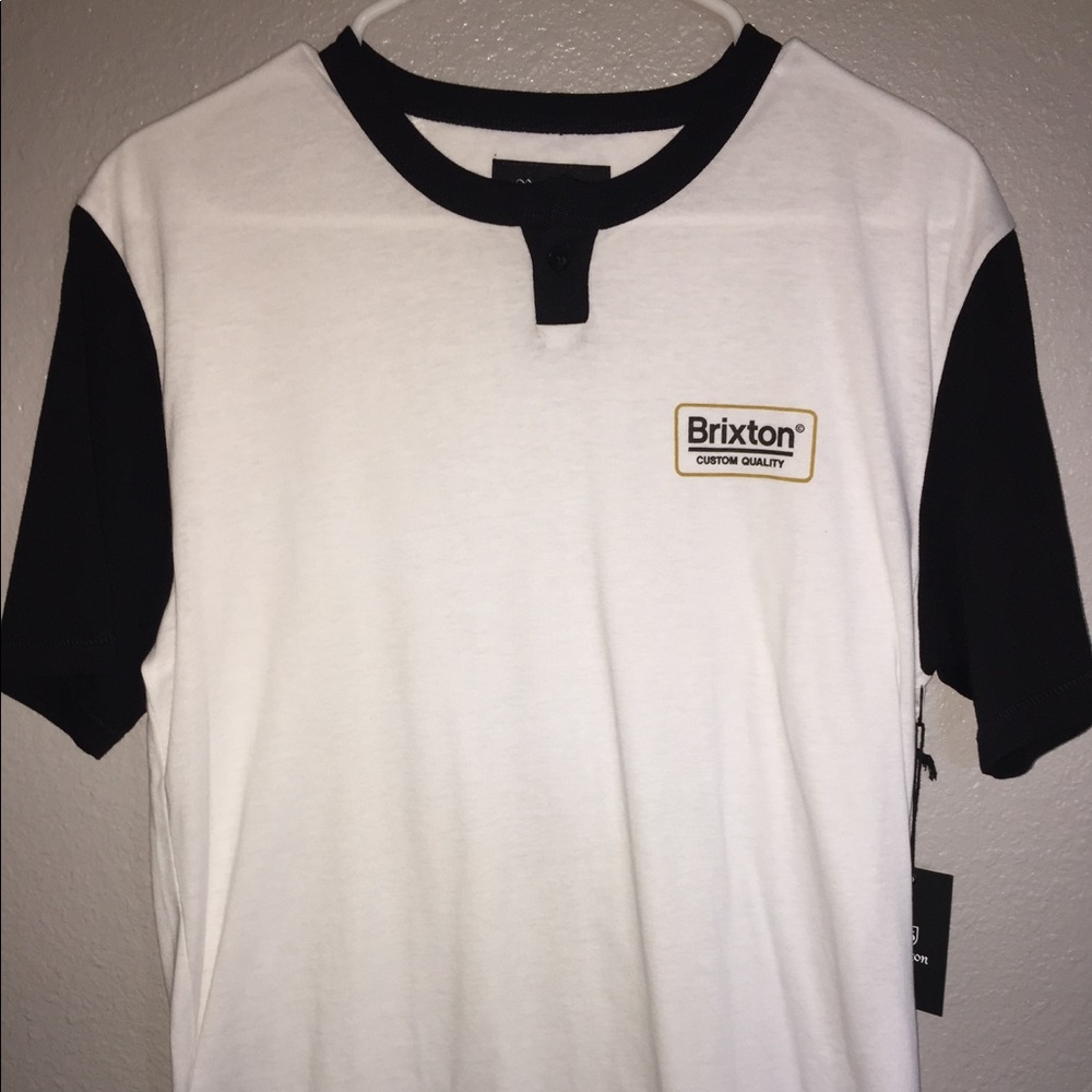 Brixton Black and White T-Shirt